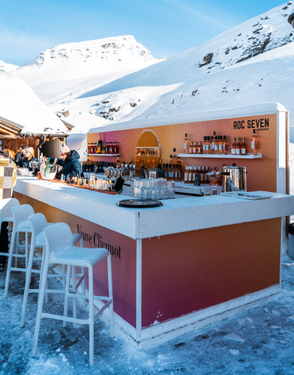 Veuve Clicquot au Roc Seven Les Menuires