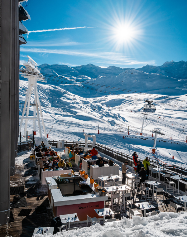 Veuve Clicquot au Fahrenheit Seven Val Thorens