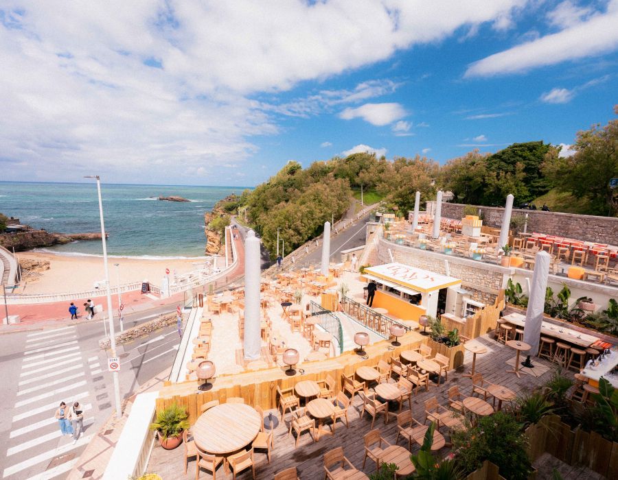 Le rooftop du Roc Seven Biarriz