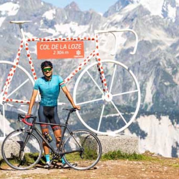 The col de la loze Courchevel
