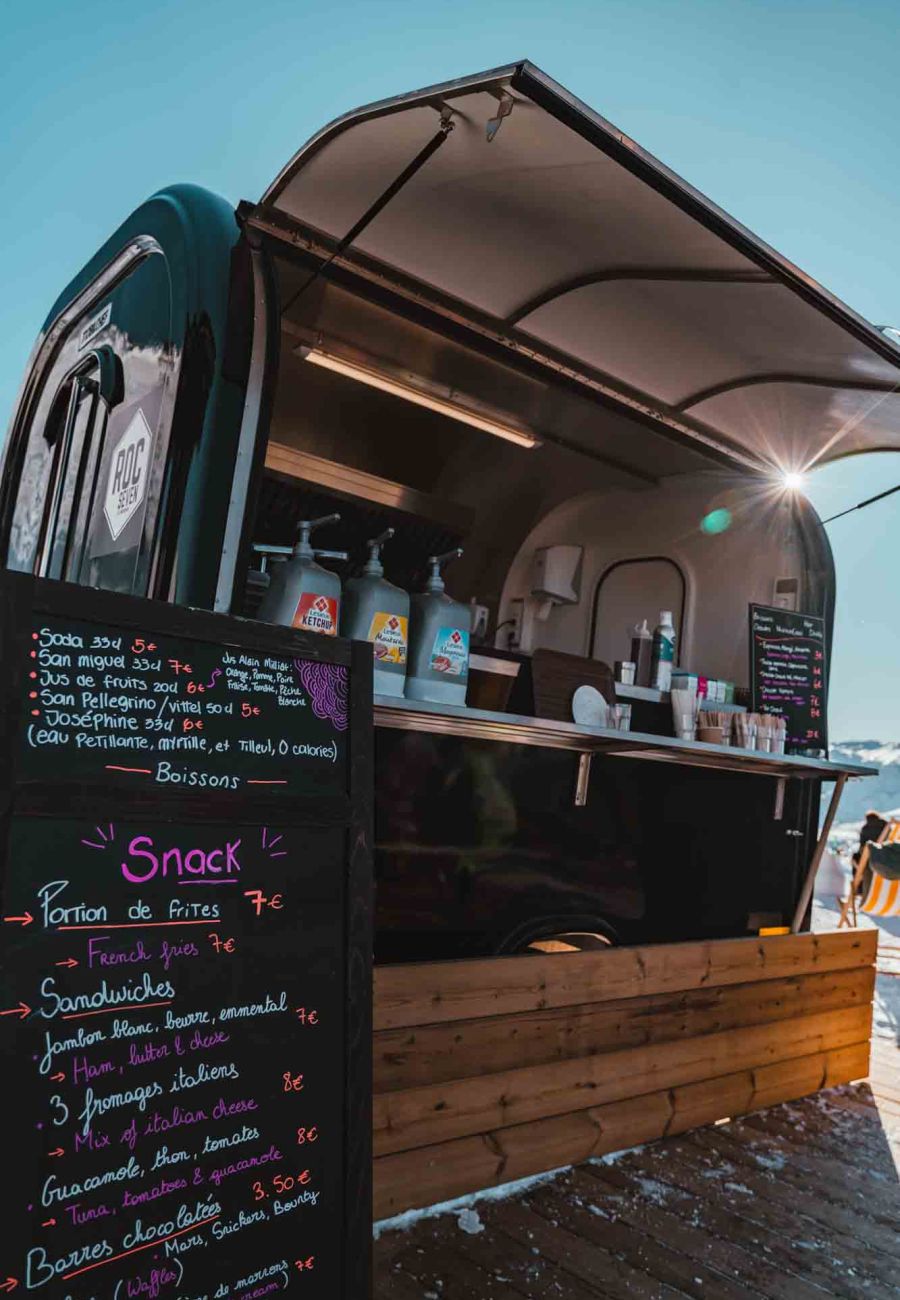 Roc Seven | Les Menuires | Le bar exterieur