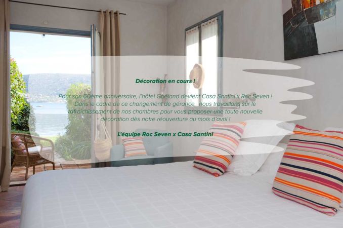 Chambre 3 personnes avec terrasse  - Hotel Casa Santini - Roc Seven| Porto Vecchio