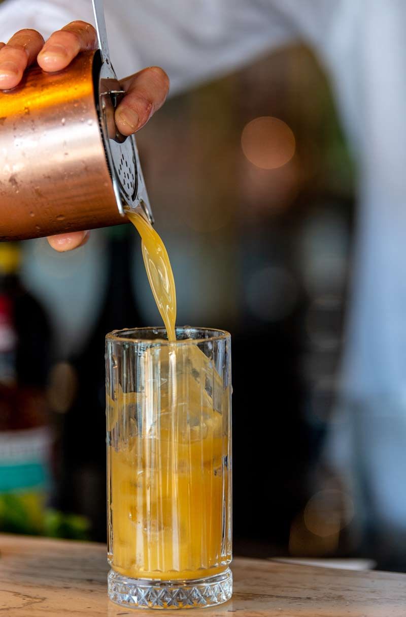 Un cocktail au Rocseven Cap Ferret